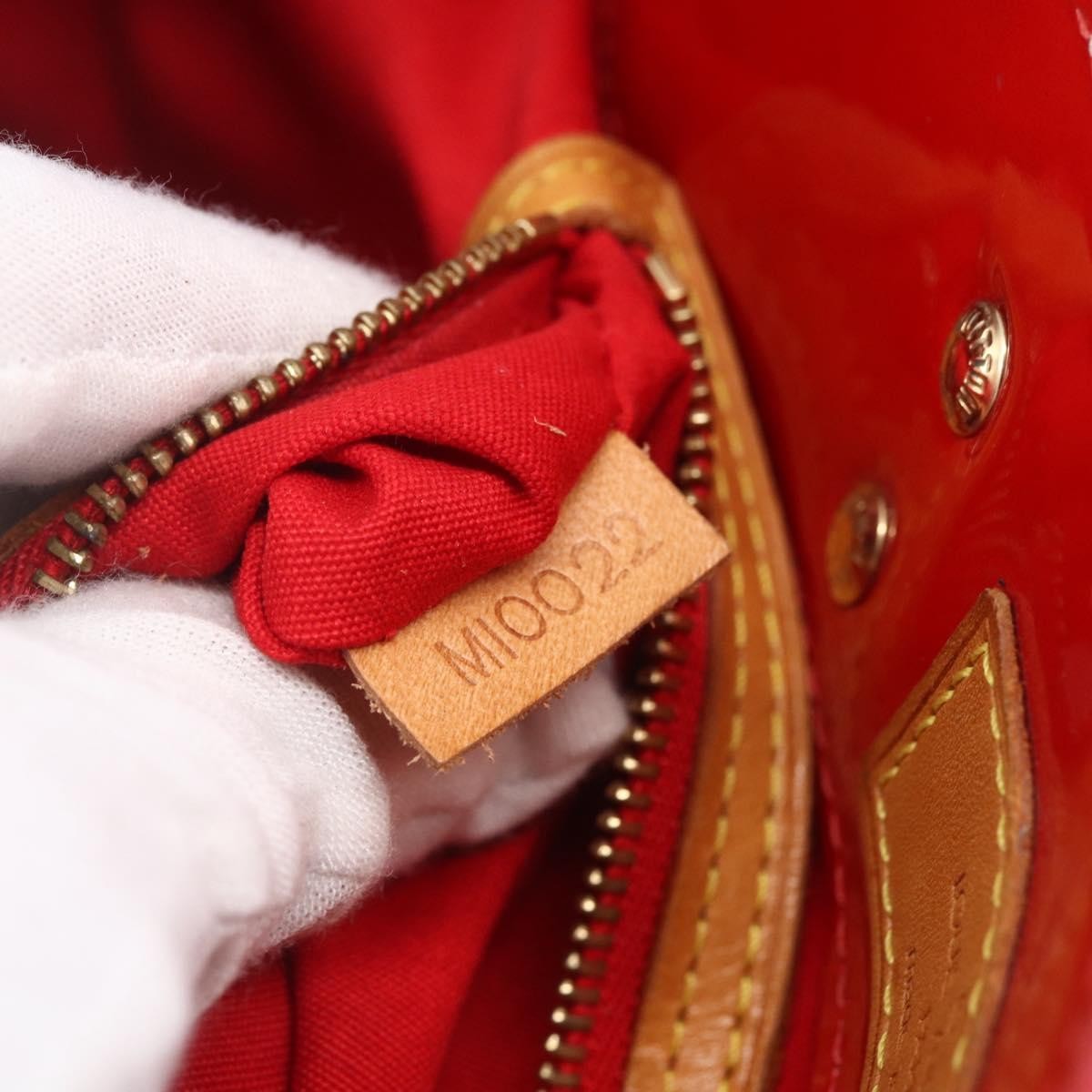 Louis Vuitton Reade Handbag Monogram Vernis, RED, PATENT_LEATHER, Handbag