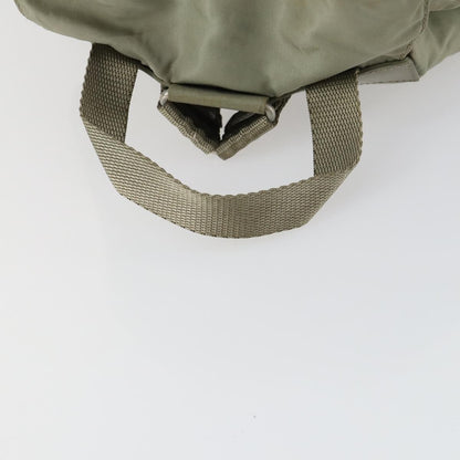 Prada Double Front Pocket Backpack Tessuto, BEIGE, NYLON, Backpack