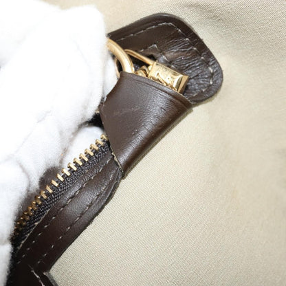 Louis Vuitton Alma Handbag Mini Lin Monogram, KHAKI, CANVAS, Handbag