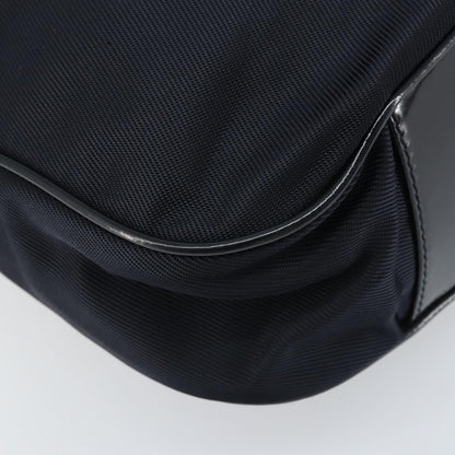 Gucci Vintage Bamboo Shoulder Bag Nylon, BLACK, NYLON, Shoulder bag