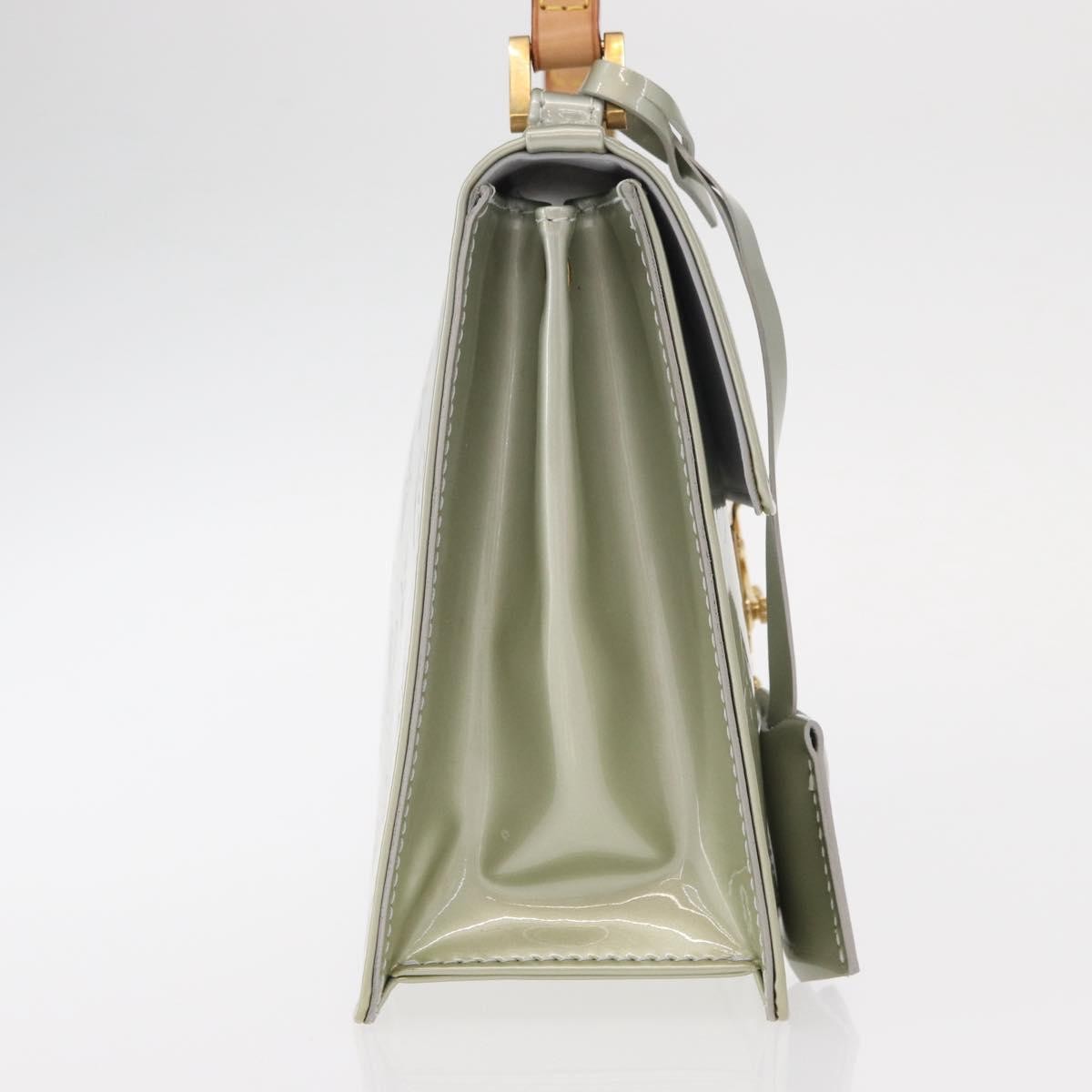 Louis Vuitton Spring Street Handbag Monogram Vernis, GRAY, PATENT_LEATHER, Handbag