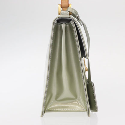 Louis Vuitton Spring Street Handbag Monogram Vernis, GRAY, PATENT_LEATHER, Handbag
