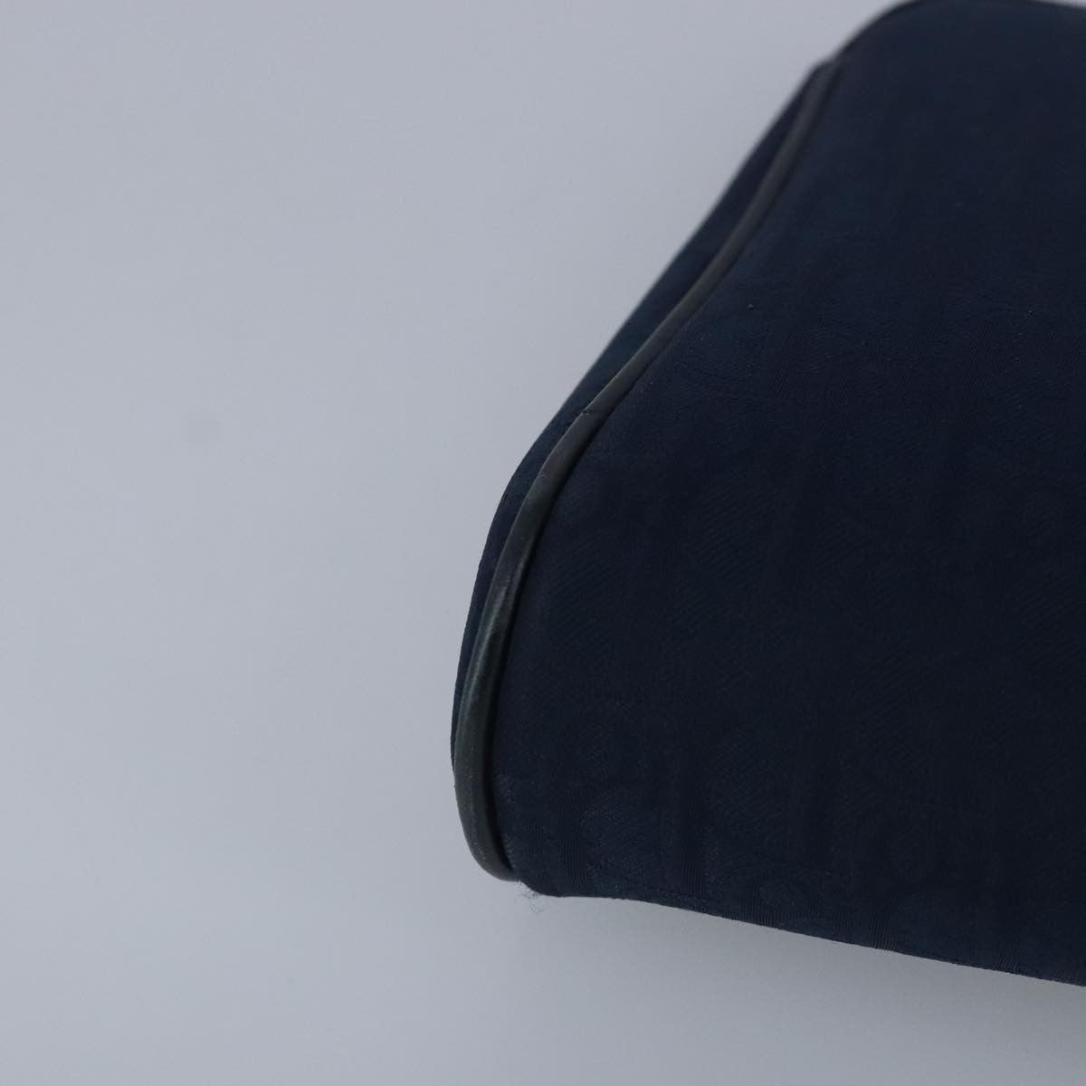 Christian Dior Vintage Trotter Pouch Canvas, NAVY, CANVAS, Clutche & pouche