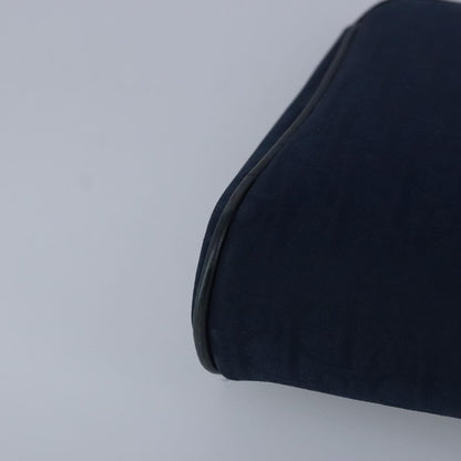 Christian Dior Vintage Trotter Pouch Canvas, NAVY, CANVAS, Clutche & pouche