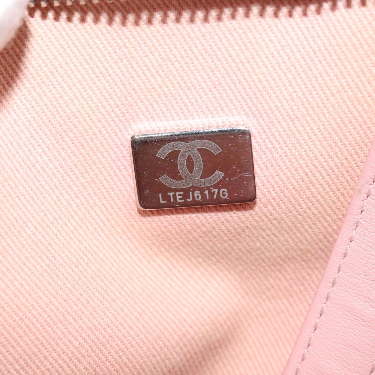 Chanel Deauville Tote Canvas, PINK, CANVAS, Handbag