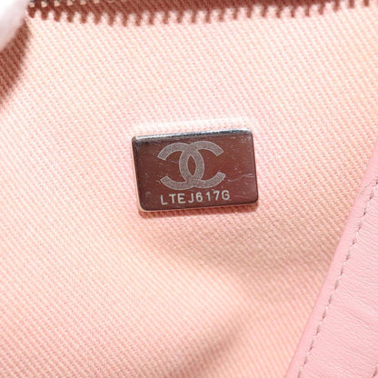 Chanel Deauville Tote Canvas, PINK, CANVAS, Handbag