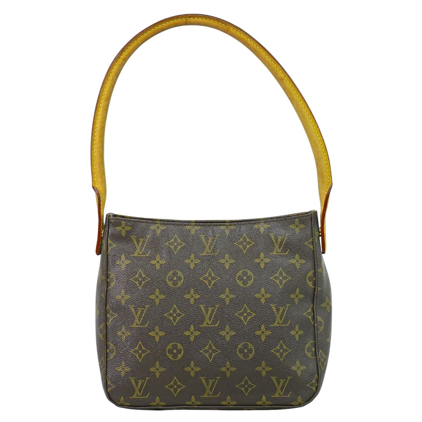 Louis Vuitton Looping Handbag Monogram Canvas, BROWN, CANVAS, Shoulder bag