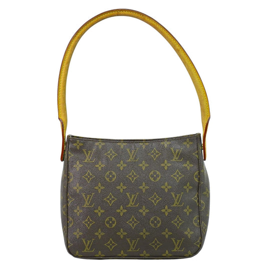 Louis Vuitton Looping Handbag Monogram Canvas, BROWN, CANVAS, Shoulder bag