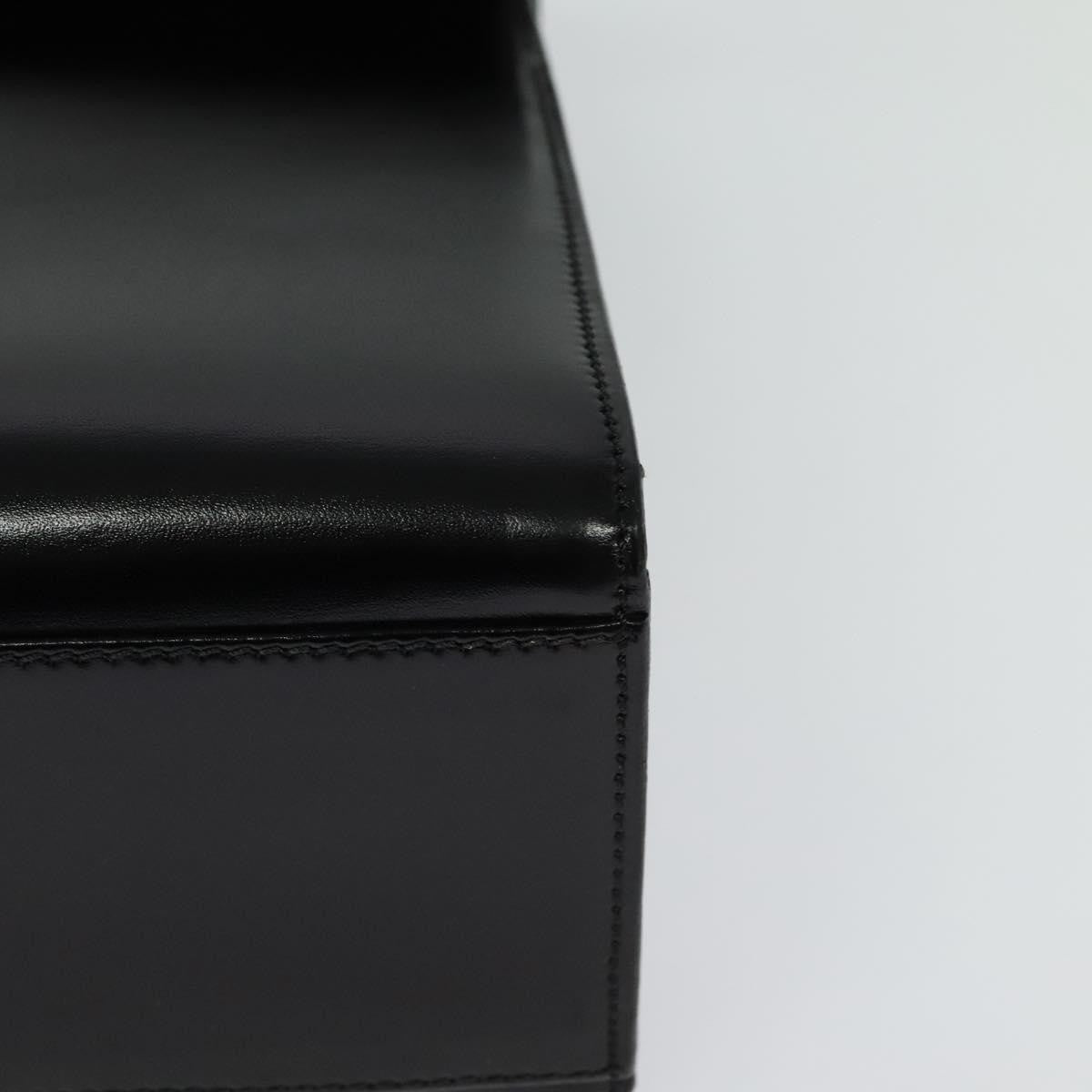 Celine Vintage Logo Top Handle Bag Leather, BLACK, LEATHER, Handbag