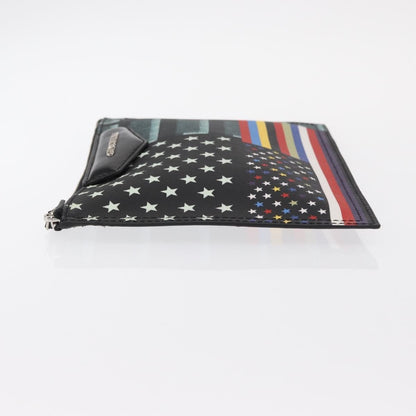 Givenchy Zipped Pouch Printed Leather, MULTICOLOUR, LEATHER, Clutche & pouche