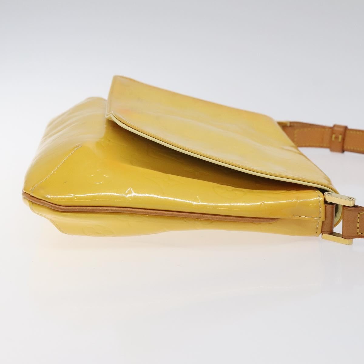 Louis Vuitton Thompson Street Handbag Monogram Vernis, YELLOW, PATENT_LEATHER, Handbag