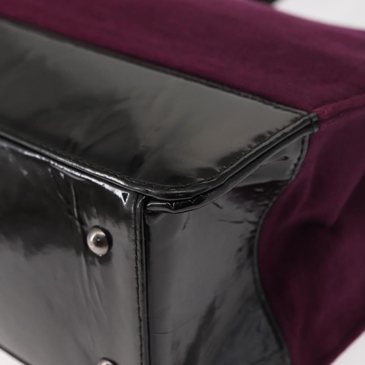 Chanel Vintage Logo Tote Cotton, PURPLE, COTTON, Tote bag