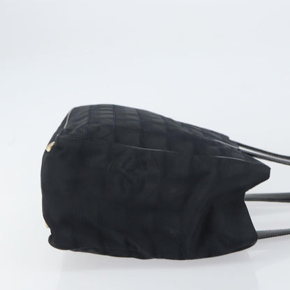 Chanel Travel Line Tote Nylon, BLACK, NYLON, Tote bag