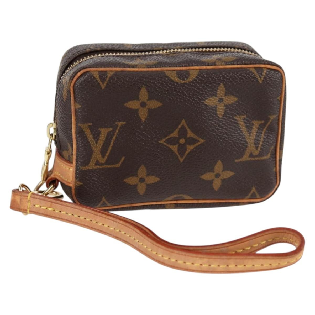 Louis Vuitton Wapity Trousse Pouch Monogram Canvas, BROWN, CANVAS, Clutche & pouche