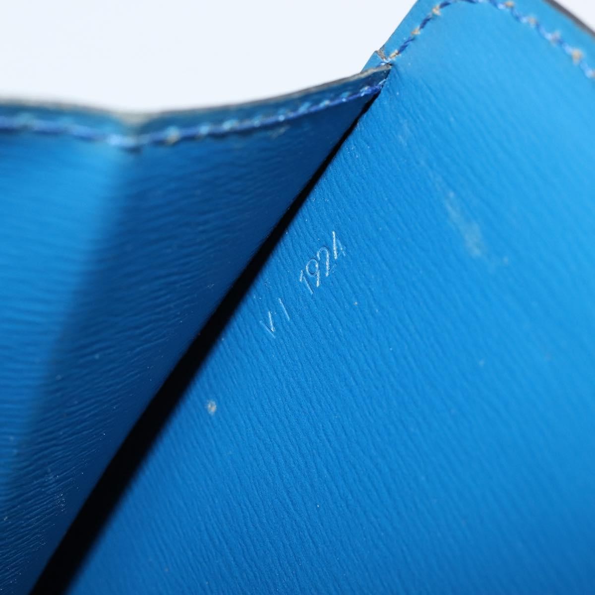 Louis Vuitton Capucines Shoulder Bag Epi Leather, BLUE, LEATHER, Shoulder bag