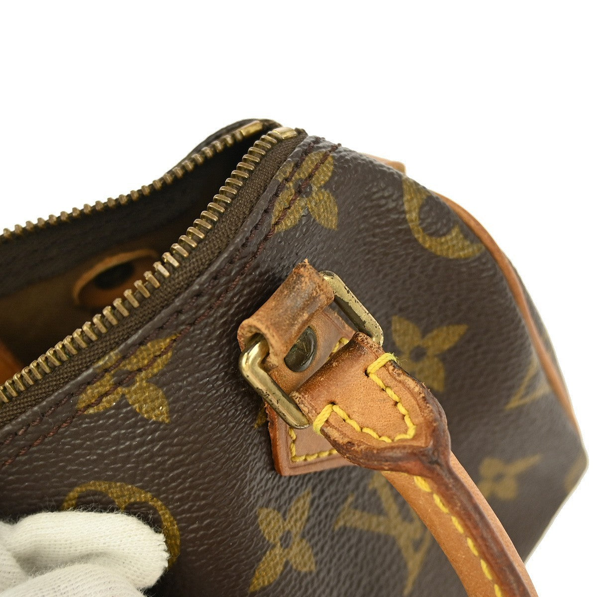 Louis Vuitton Speedy Mini HL Handbag Monogram Canvas, BROWN, CANVAS, Handbag