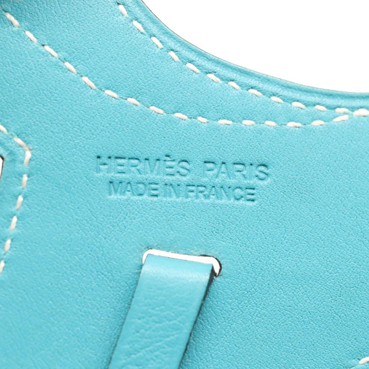 Hermes Paddock Selle Bag Charm Leather, PURPLE, LEATHER, Charms and Keychains