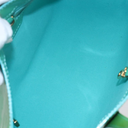 Louis Vuitton Wilshire Handbag Monogram Vernis, BLUE, PATENT_LEATHER, Handbag