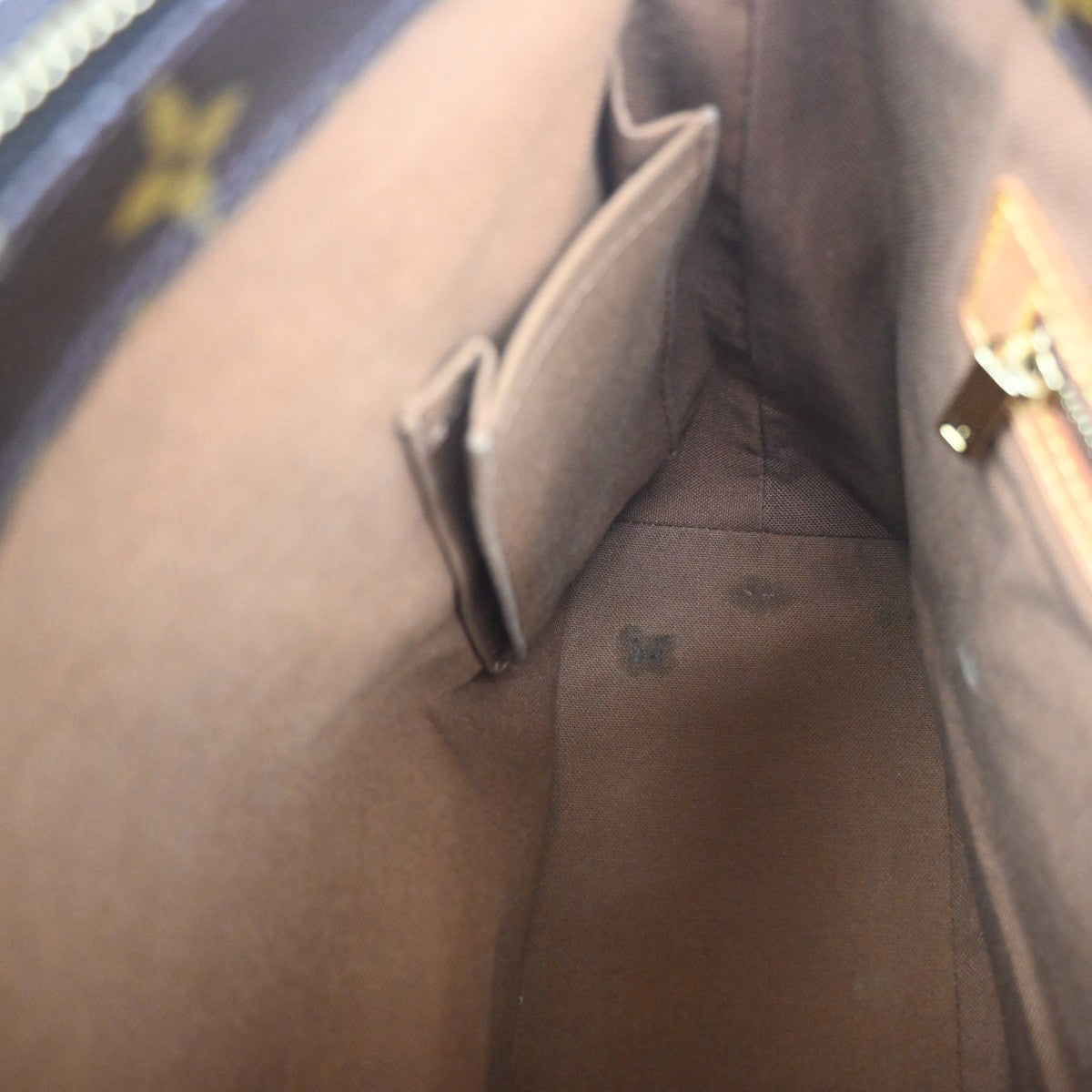 Louis Vuitton Cabas Piano Monogram Canvas, BROWN, LEATHER, Shoulder bag