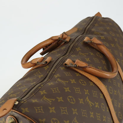 Louis Vuitton Keepall Bag Monogram Canvas, BROWN, CANVAS, Travel bag