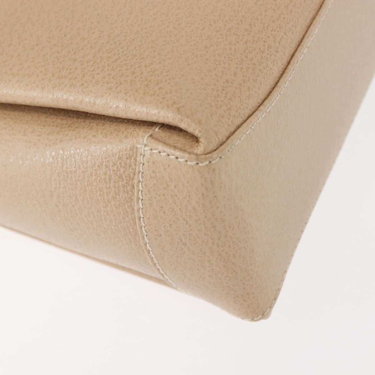 Gucci Vintage Convertible Bamboo Box Crossbody Bag Leather, BEIGE, LEATHER, Crossbody bag