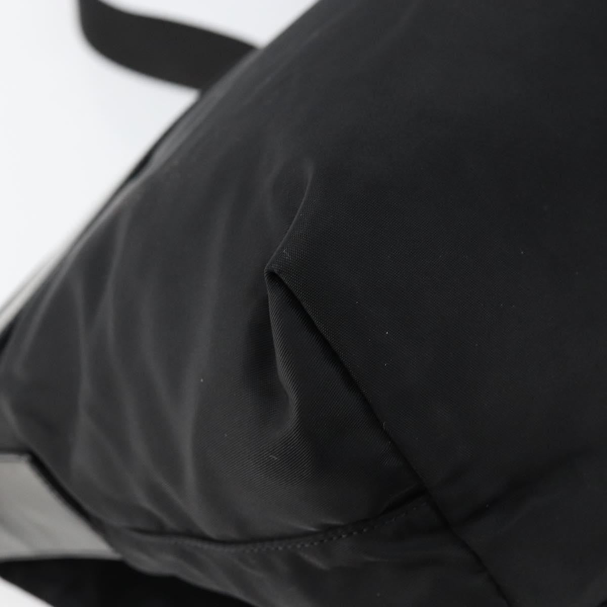 Prada Buckle Messenger Bag Tessuto, BLACK, NYLON, Shoulder bag