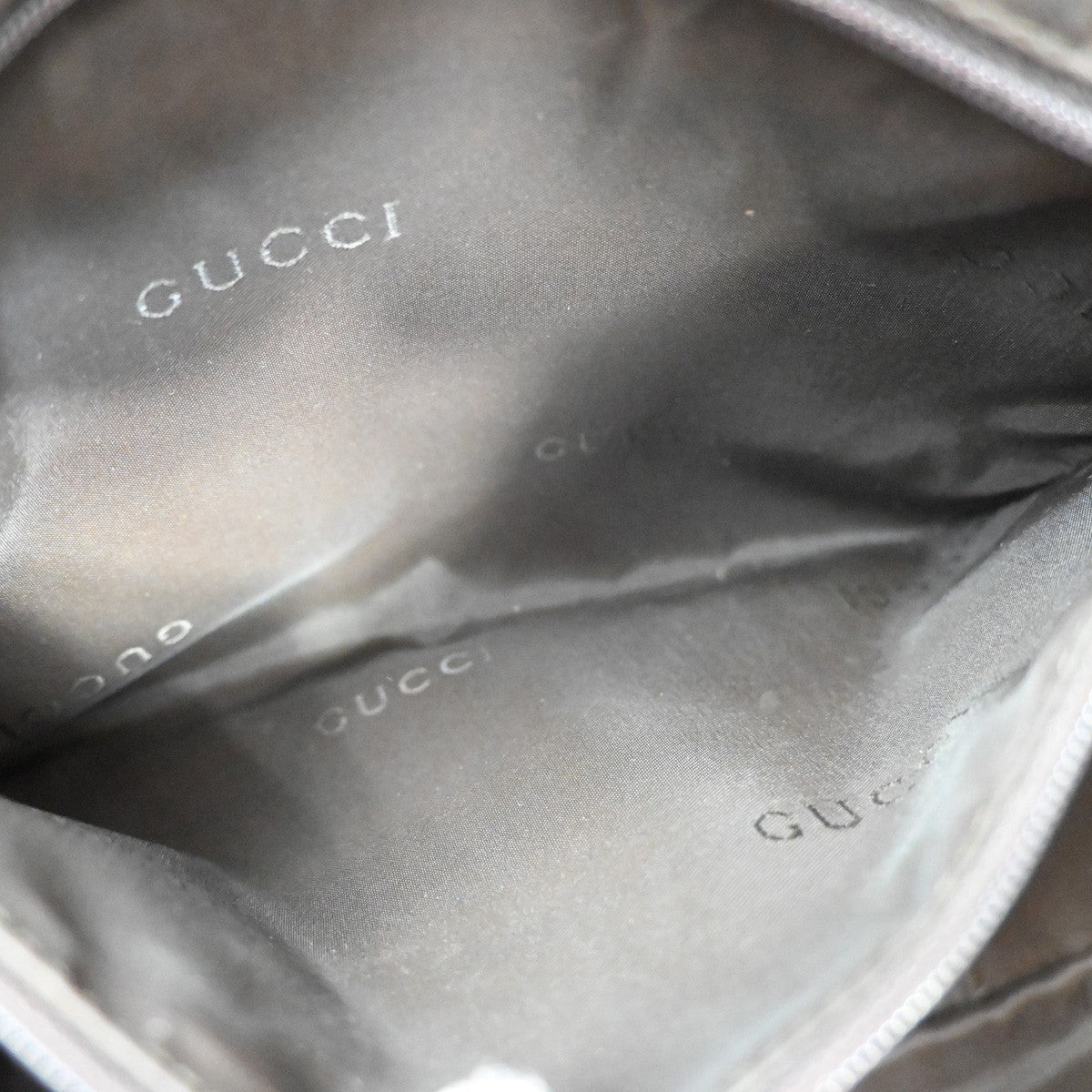 Gucci Vintage Bamboo Handle Open Hobo Leather, BEIGE, LEATHER, Handbag