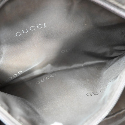 Gucci Vintage Bamboo Handle Open Hobo Leather, BEIGE, LEATHER, Handbag