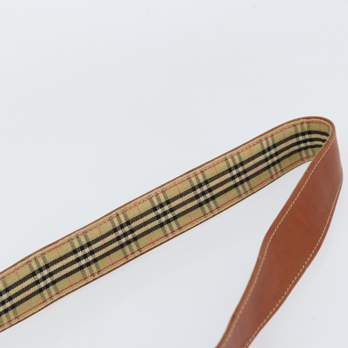 Burberry Vintage Shoulder Bag Leather, NAVY, LEATHER, Shoulder bag