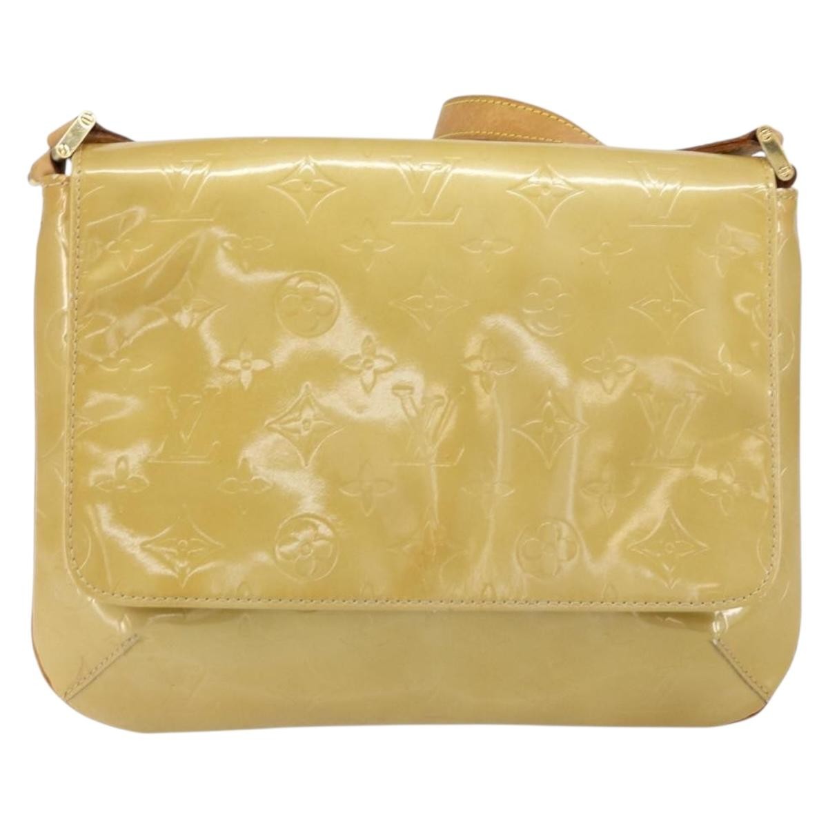 Louis Vuitton Thompson Street Handbag Monogram Vernis, BEIGE, PATENT_LEATHER, Shoulder bag
