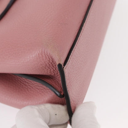 Gucci Bamboo Daily Top Handle Bag Leather, PINK, LEATHER, Handbag