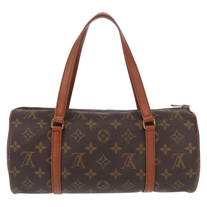 Louis Vuitton Papillon Handbag Monogram Canvas, BROWN, CANVAS, Handbag