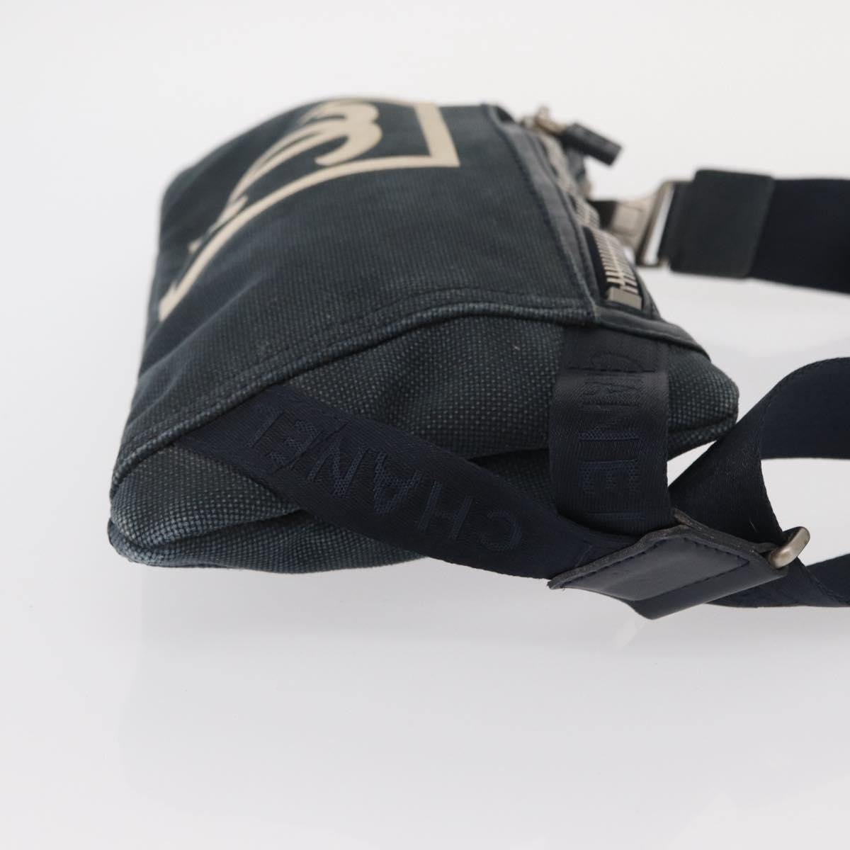 Chanel Sport Line Waist Bag Canvas, NAVY, CANVAS, Clutche & pouche