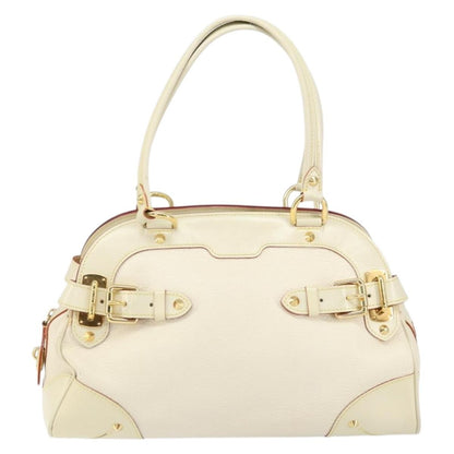 Louis Vuitton Suhali Le Radieux Handbag Leather, WHITE, LEATHER, Handbag