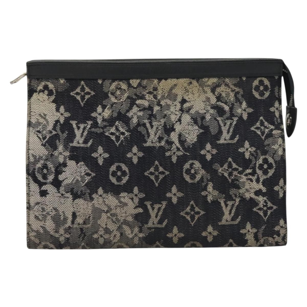 Louis Vuitton Pochette Voyage Monogram Tapestry Canvas, NAVY, CANVAS, Clutche & pouche