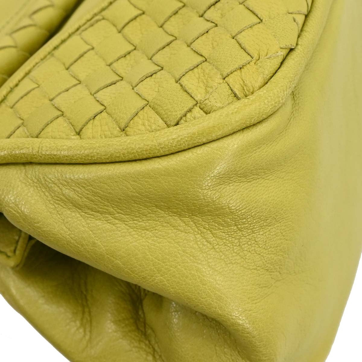 Bottega Veneta Intrecciato Shoulder bag Leather, GREEN, LEATHER, Shoulder bag
