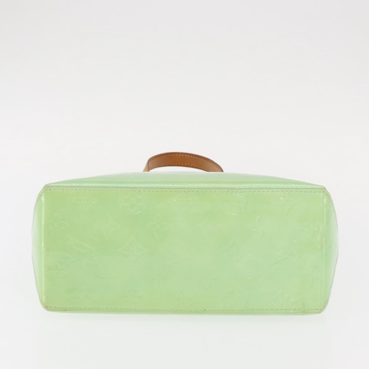 Louis Vuitton Reade Handbag Monogram Vernis, GREEN, PATENT_LEATHER, Tote bag