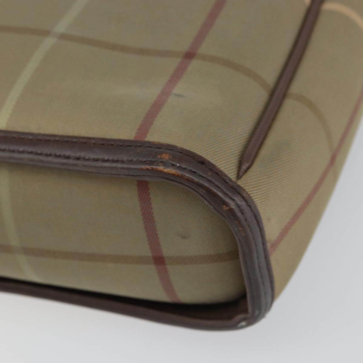 Burberry Nova check Shoulder bag Canvas, BEIGE, CANVAS, Shoulder bag