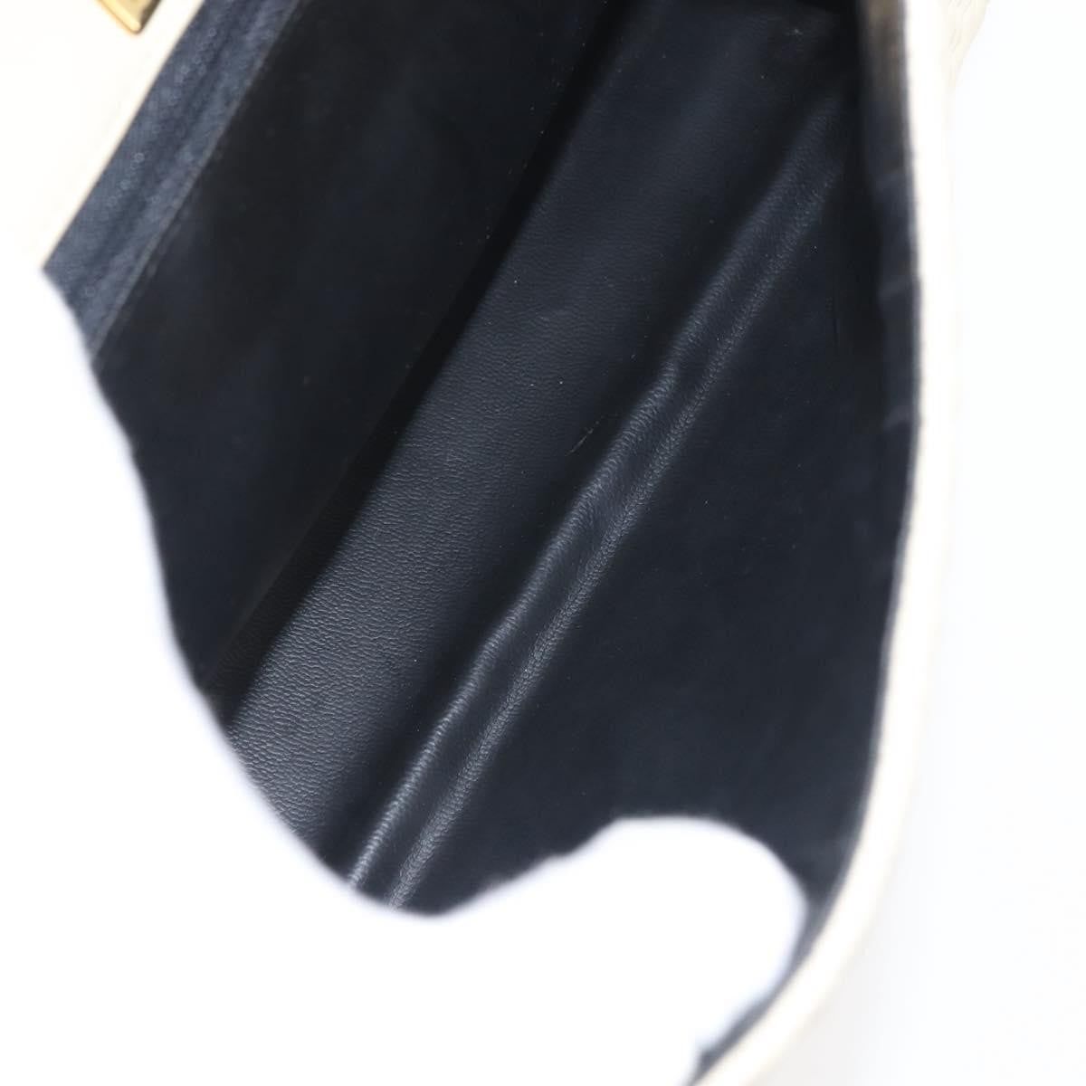 Bally Vintage Handbag Quilted Leather, BEIGE, LEATHER, Handbag