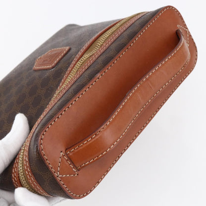 Celine Macadam Vanity Bag Canvas, BROWN, CANVAS, Travel bag