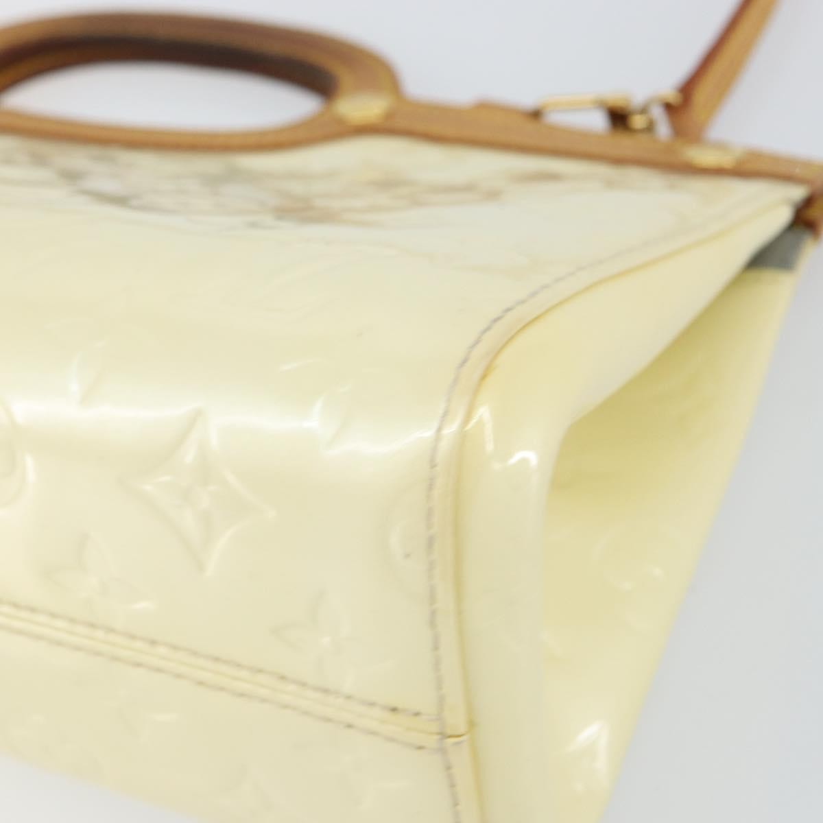 Louis Vuitton Roxbury Drive Handbag Monogram Vernis, BEIGE, PATENT_LEATHER, Handbag