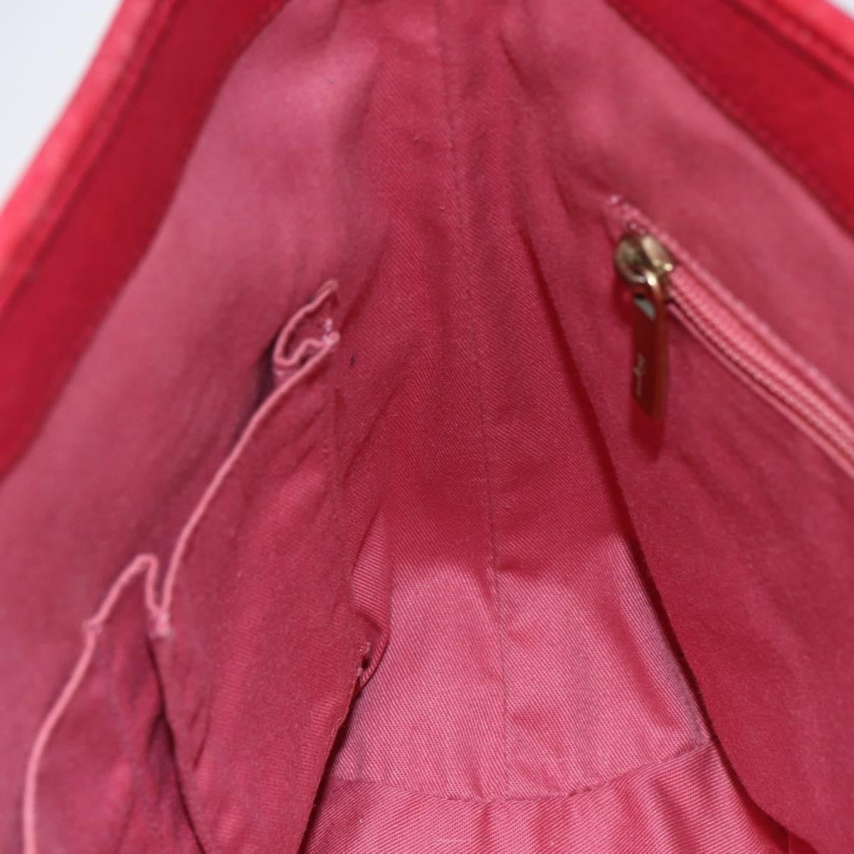 Salvatore Ferragamo Vintage Handbag Leather, RED, LEATHER, Handbag