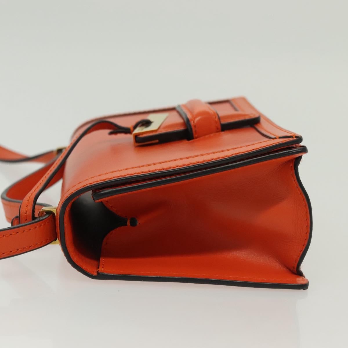 Loewe Barcelona Shoulder Bag Leather, ORANGE, LEATHER, Shoulder bag
