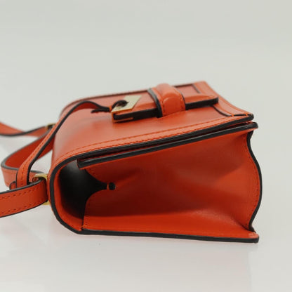 Loewe Barcelona Shoulder Bag Leather, ORANGE, LEATHER, Shoulder bag