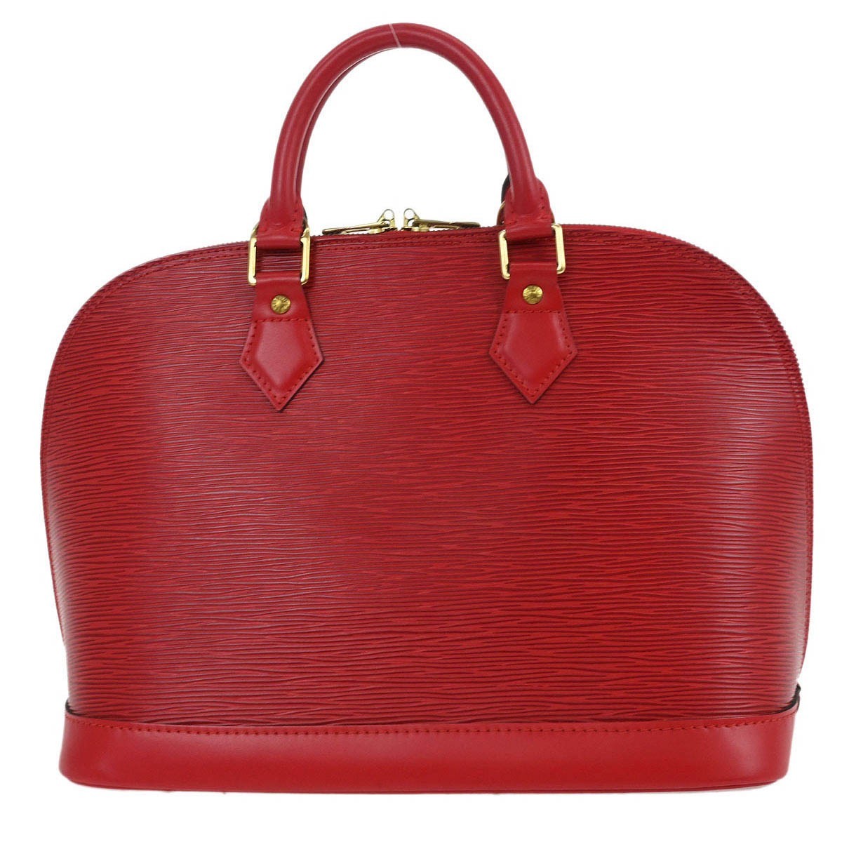 Louis Vuitton Vintage Alma Handbag Epi Leather, RED, LEATHER, Handbag
