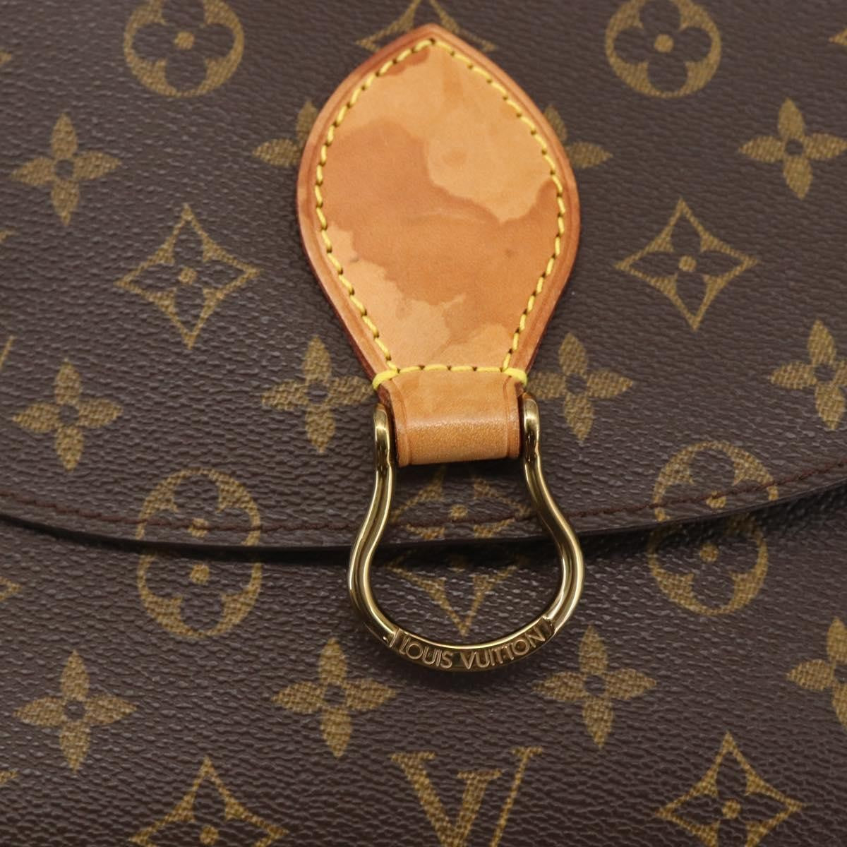 Louis Vuitton Saint Cloud Handbag Monogram Canvas, BROWN, CANVAS, Shoulder bag