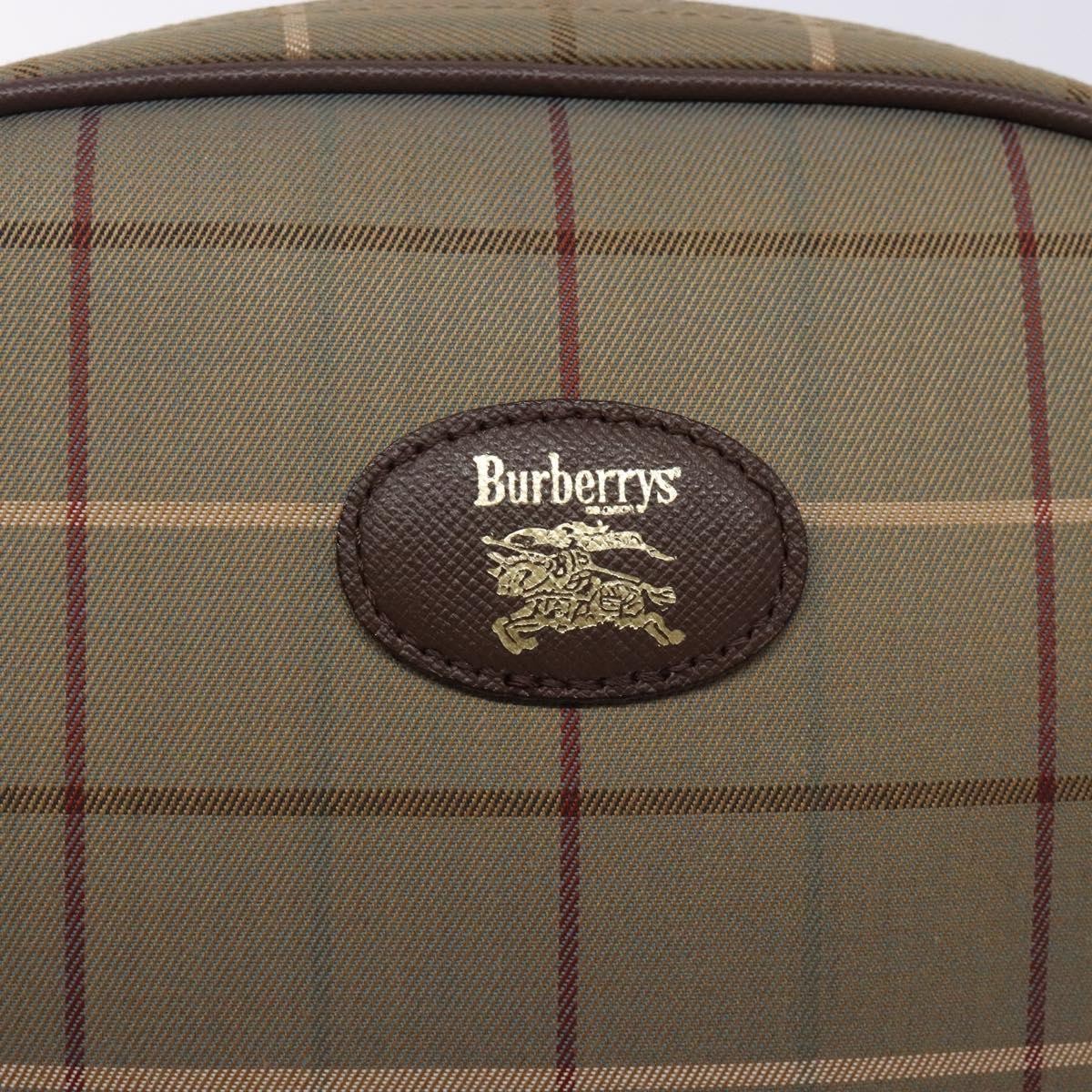 Burberry Nova check Pochette Canvas, BEIGE, CANVAS, Clutche & pouche