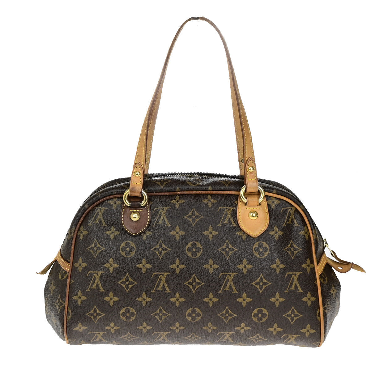 Louis Vuitton Montorgueil Handbag Monogram Canvas, BROWN, CANVAS, Handbag