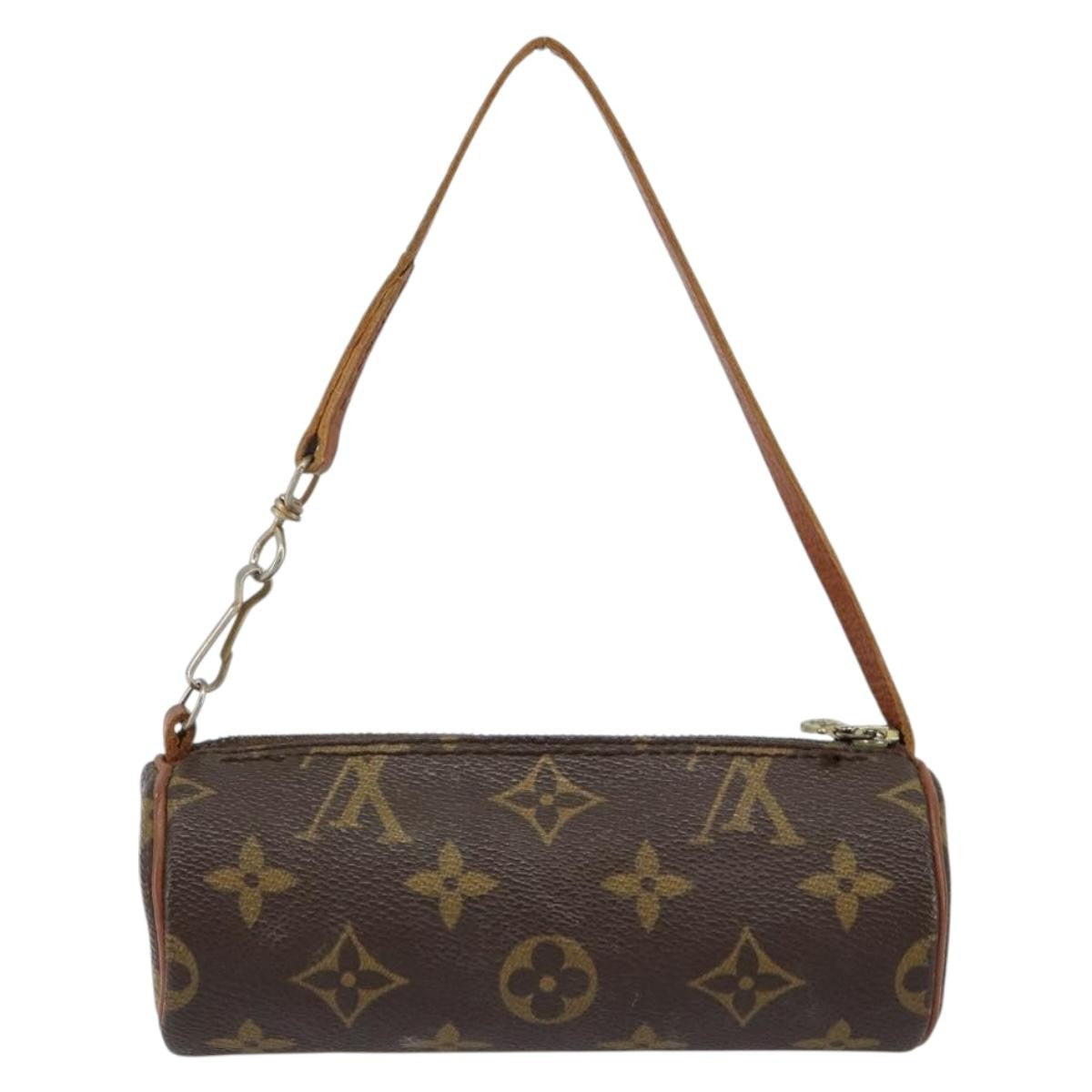 Louis Vuitton Papillon Pochette Monogram Canvas, BROWN, CANVAS, Clutche & pouche