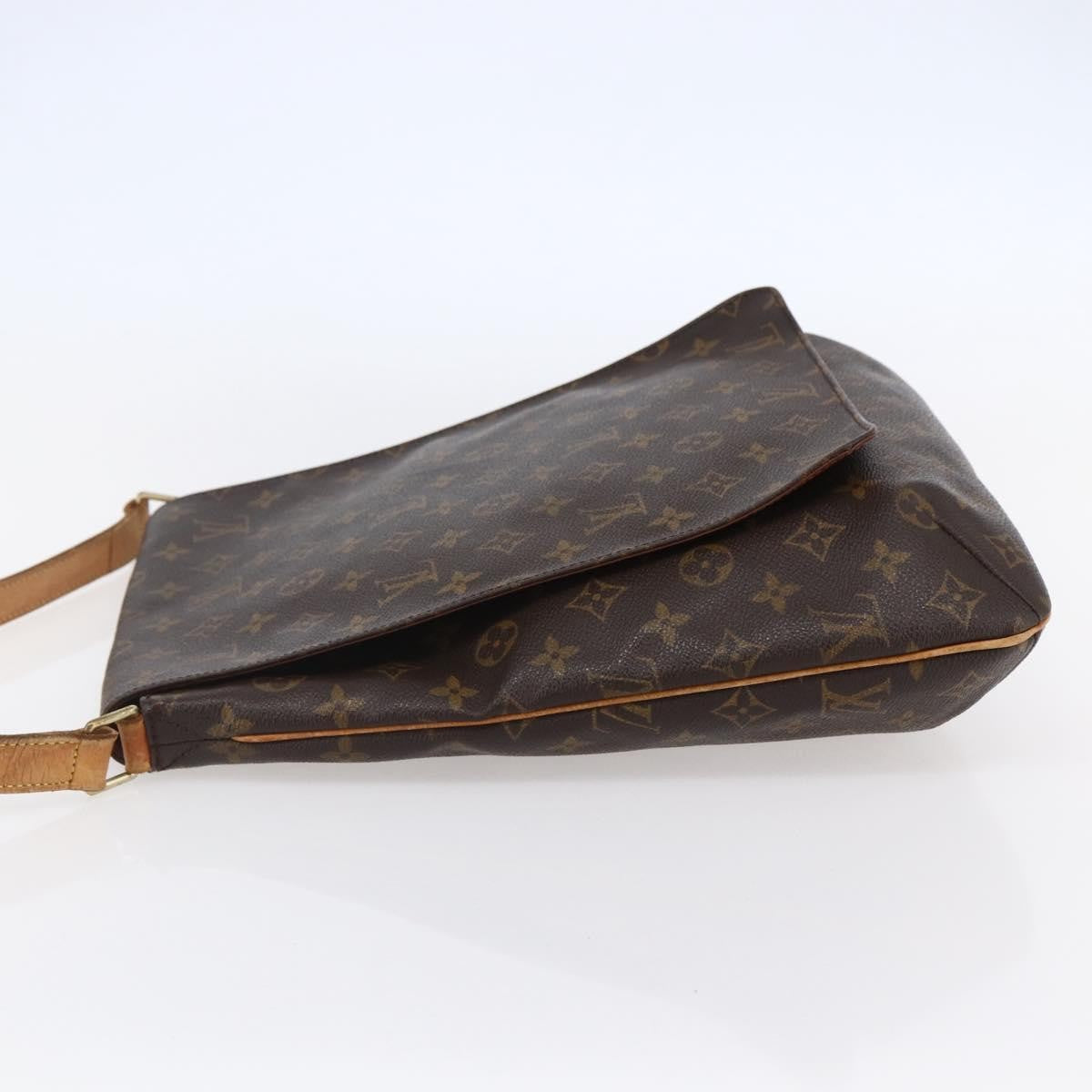 Louis Vuitton Musette Handbag Monogram Canvas, BROWN, CANVAS, Shoulder bag
